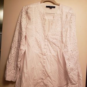 White long sleeve blouse